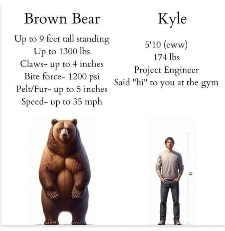 Man vs Bears